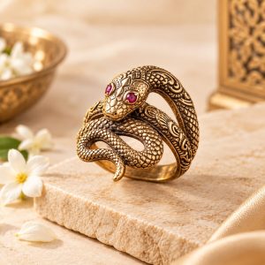 Panchaloham Sacred Snake Ring (Naga Ring)